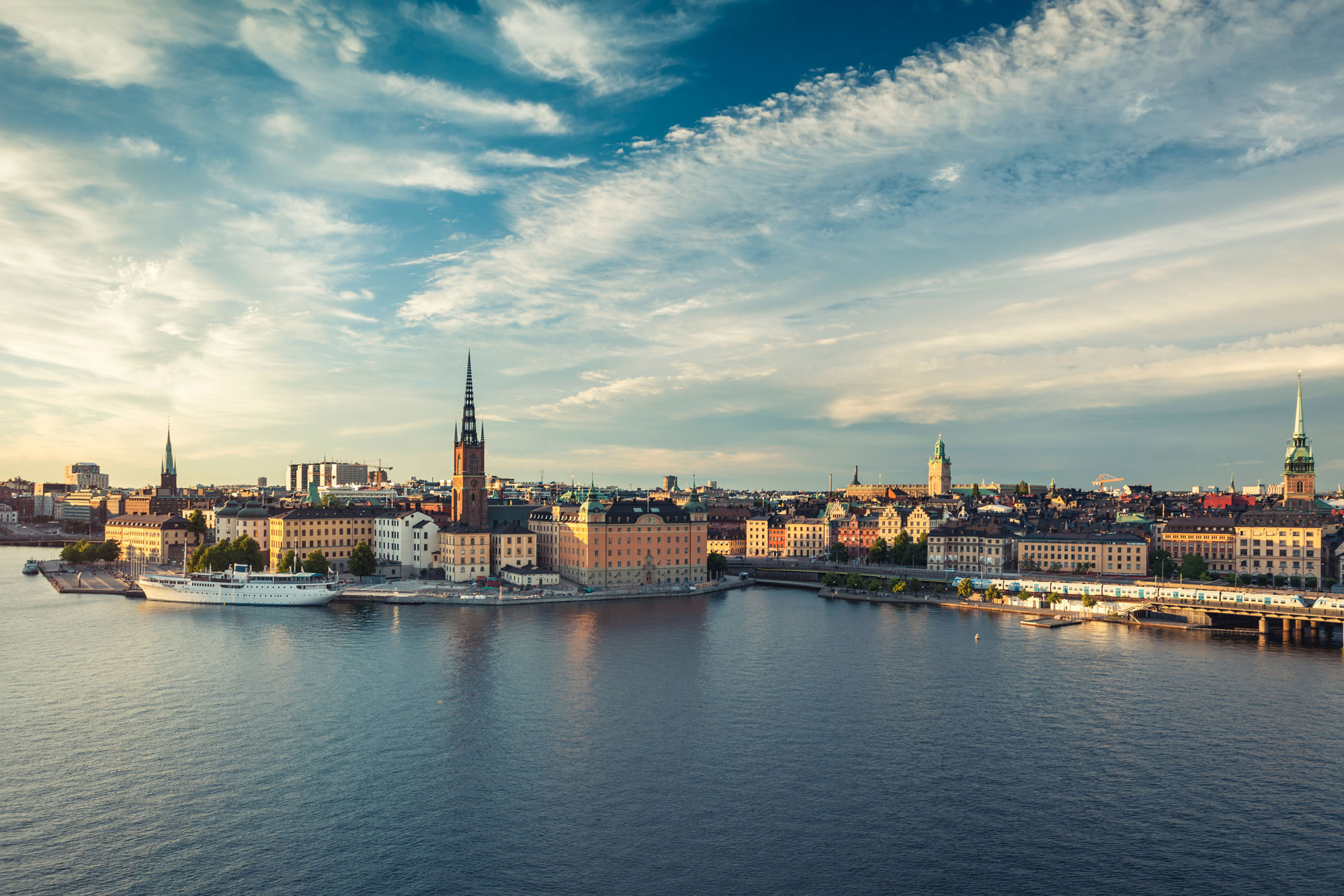 Ett foto av Gamla Stan i Stockholm